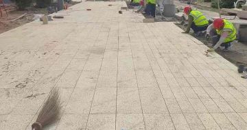 那曲黄金麻荔枝面地铺案例