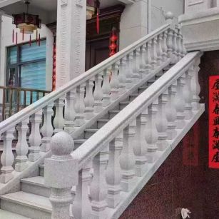 那曲 天然石材 阳台庭院护栏、栏杆