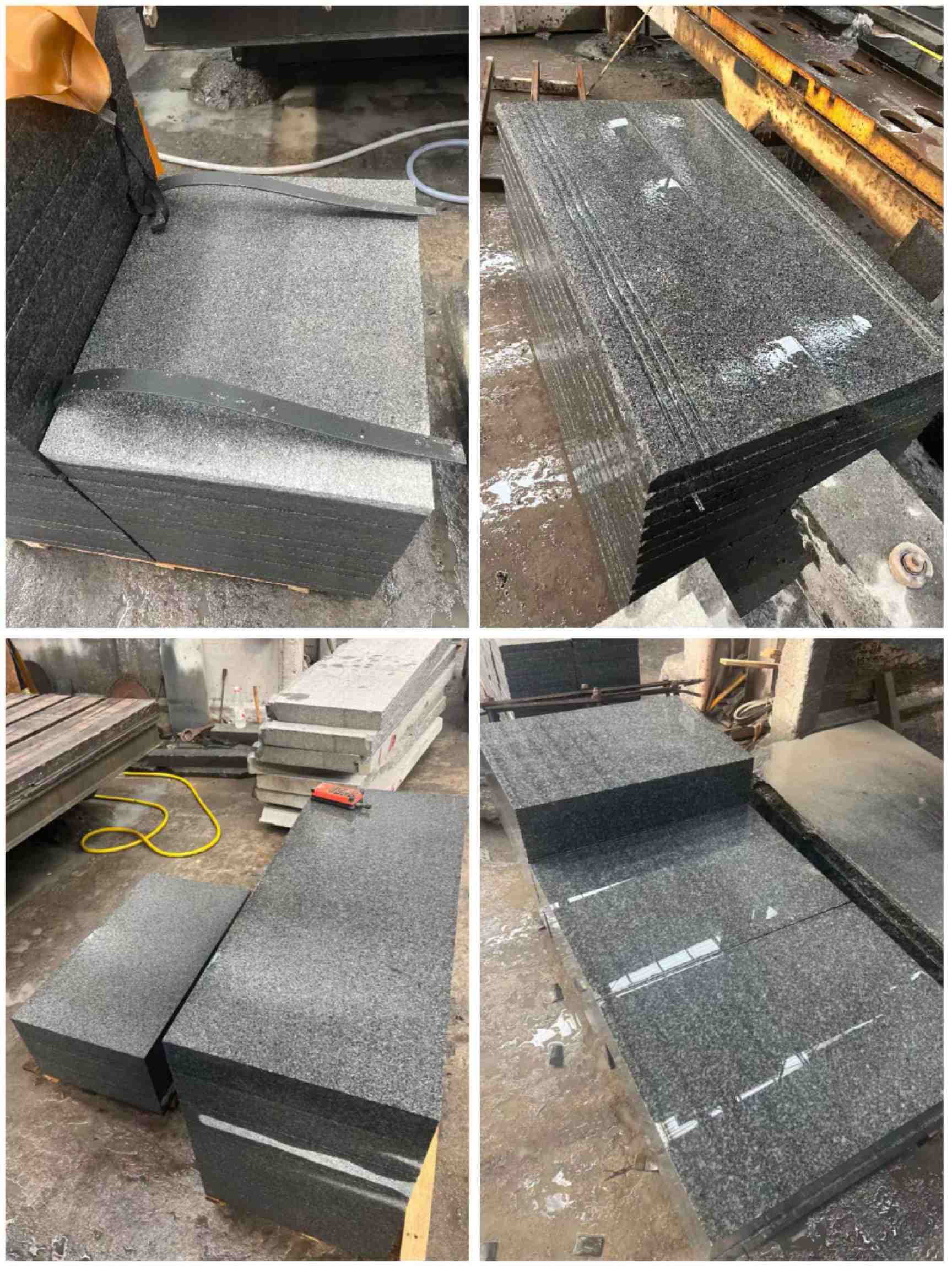 那曲 芝麻黑地铺石材