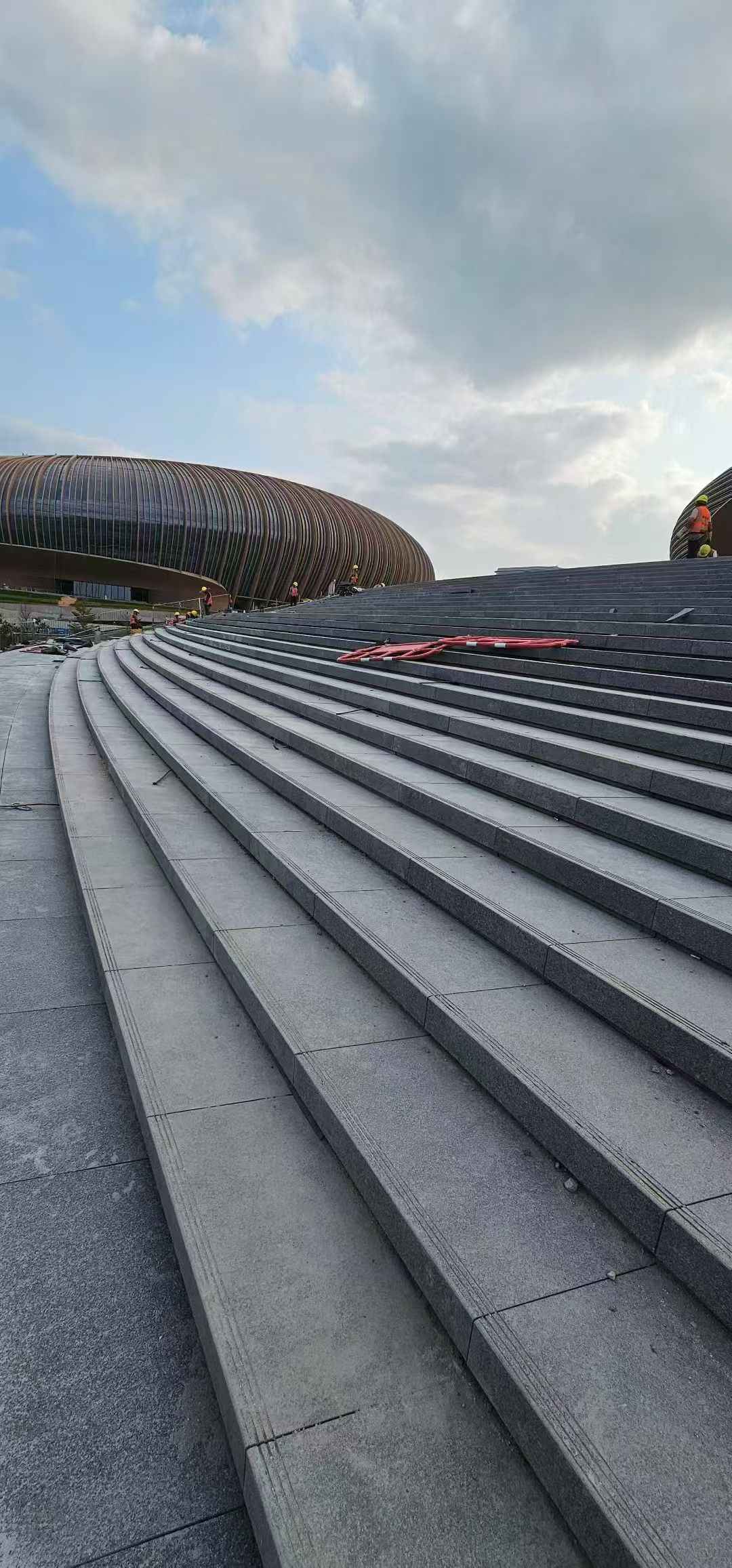 那曲 弧形整石台阶铺装效果图