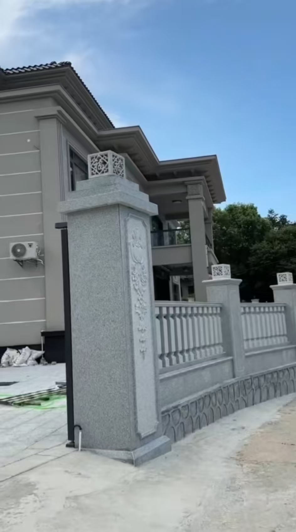 那曲 芝麻白别墅围墙栏杆，私人订制