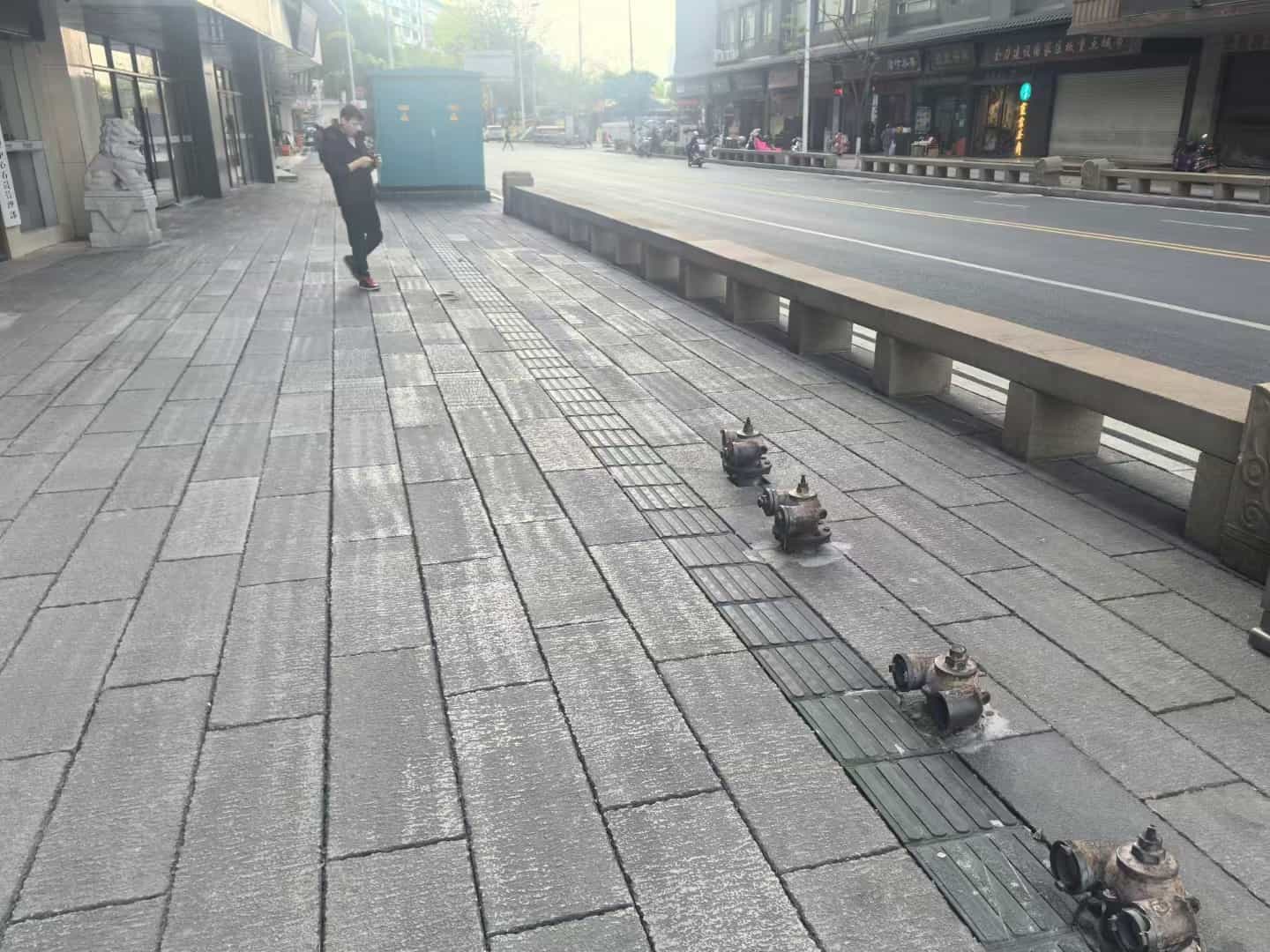那曲仿古石铺装效果