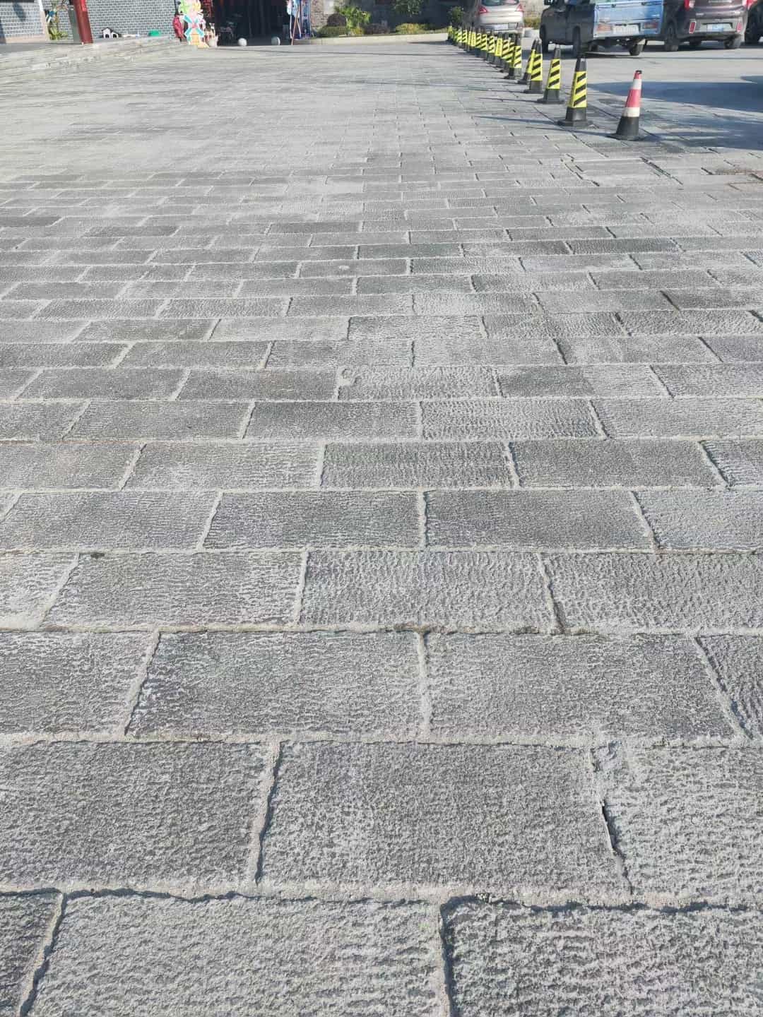 那曲仿古石铺装效果