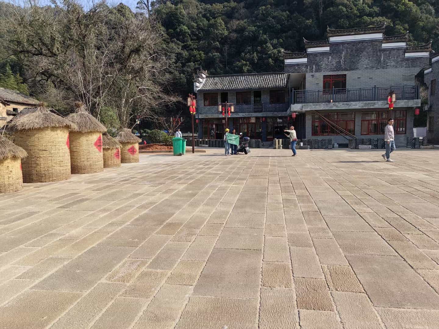 那曲仿古石铺装效果