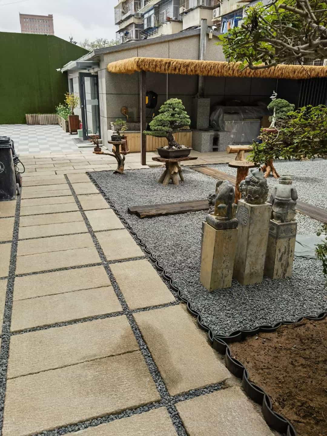 那曲仿古石铺装效果